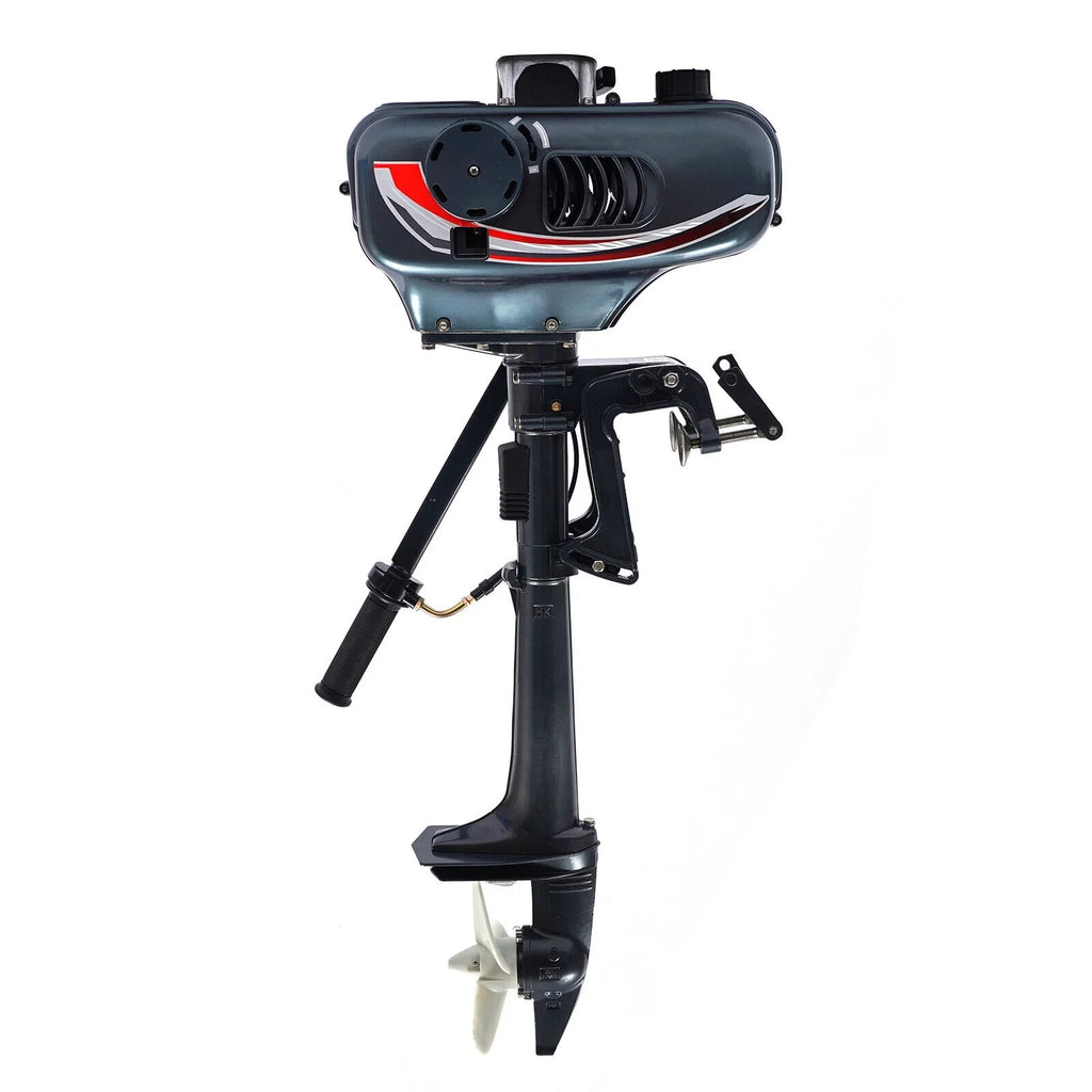 H Outboard 3.5HP / 2-Stroke System 10 Fishing Km Petrol Boat Motor CDI Engine