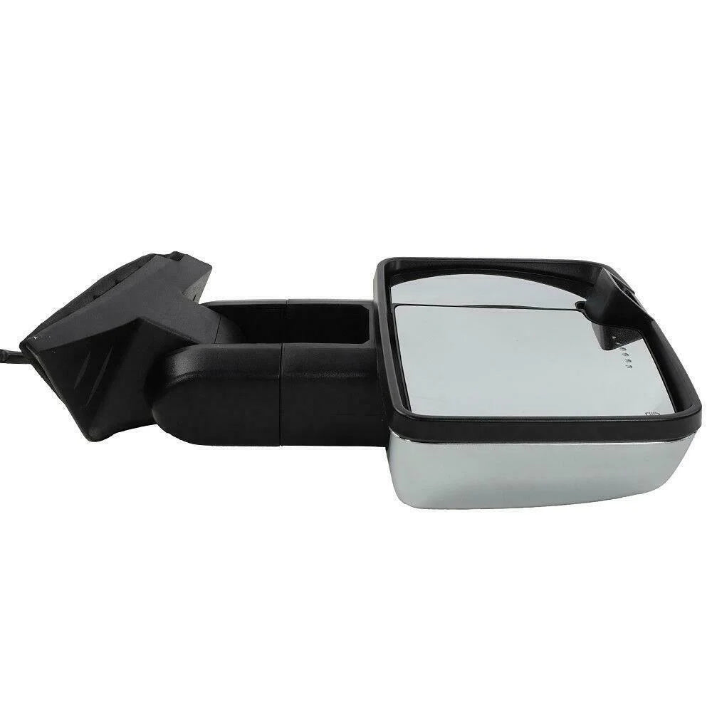 Signal&Backup Heated Mirrors Chevrolet Power For Chrome Gmc Led Towing Lamp