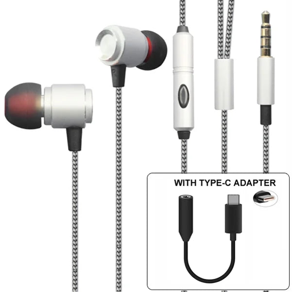 '- (2022) Earbuds Edge (2022) Plus Phones Edge for for Headphones / Earphones Metal Motorola Models / Edge+ Type-C Headset Hands-free Mic Adapter Motorola Edge