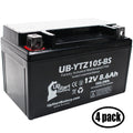 2005 YZF-R1 Yamaha Maintenance Motorcycle UpStart 4-Pack Battery - 12V, 1000CC Battery UB-YTZ10S-BS Free, Activated, Replacement Factory 8.6Ah, for