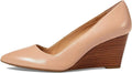 Toe Frankie Wedge US Womens Sarto Ballet M Leather, 11 Beige Pointed Pump Franco