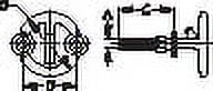 Transom Line 2 1/2" SeaDog Ring Tow Ski Mounted