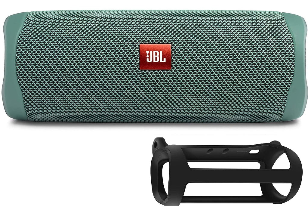 JBL (EcoGreen) Silicone Carrying Flip Speaker Bundle Waterproof Sleeve 5 Portable with Bluetooth Protective Wireless