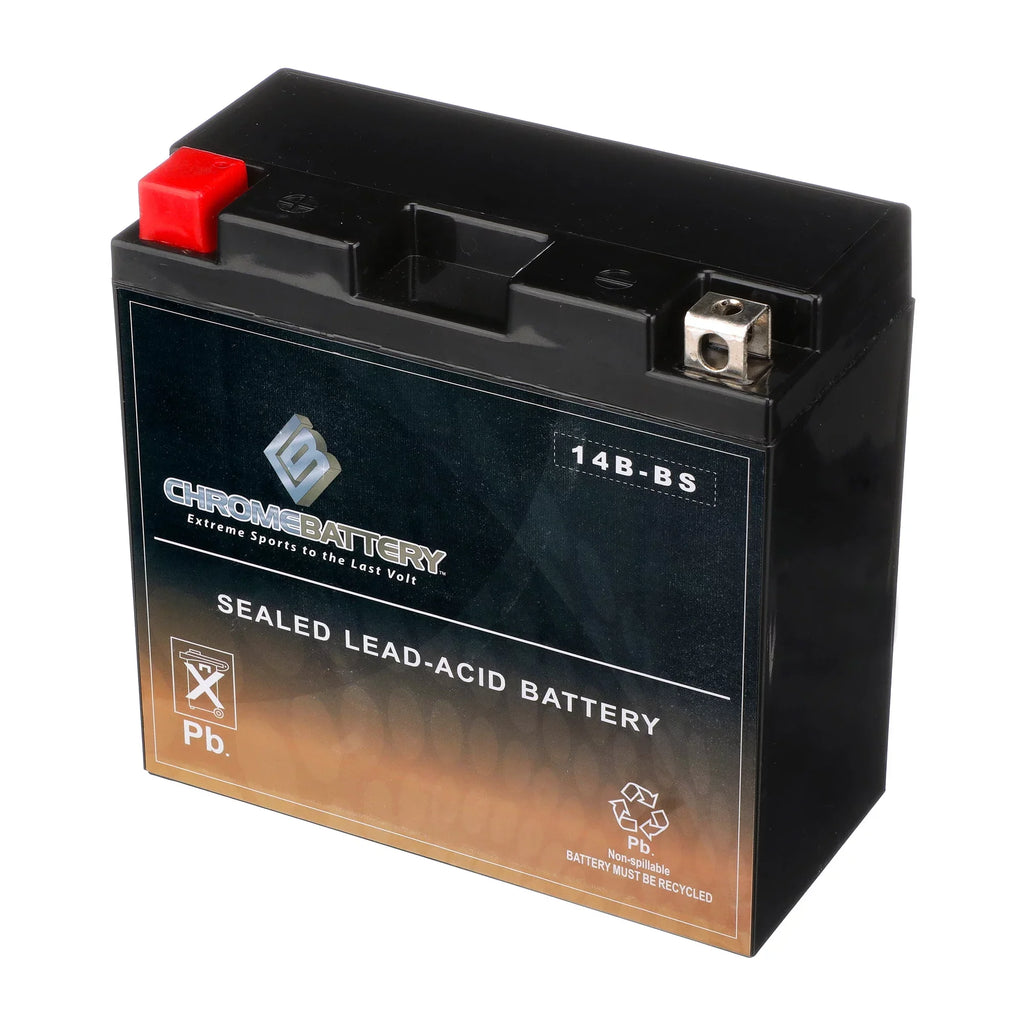 Gv650, Chrome 12 Ah, Motorcycle (09-13) Hyosung 135 Battery (14b-bs Yt14b-bs Volts,12 Year Cca) Battery Se for
