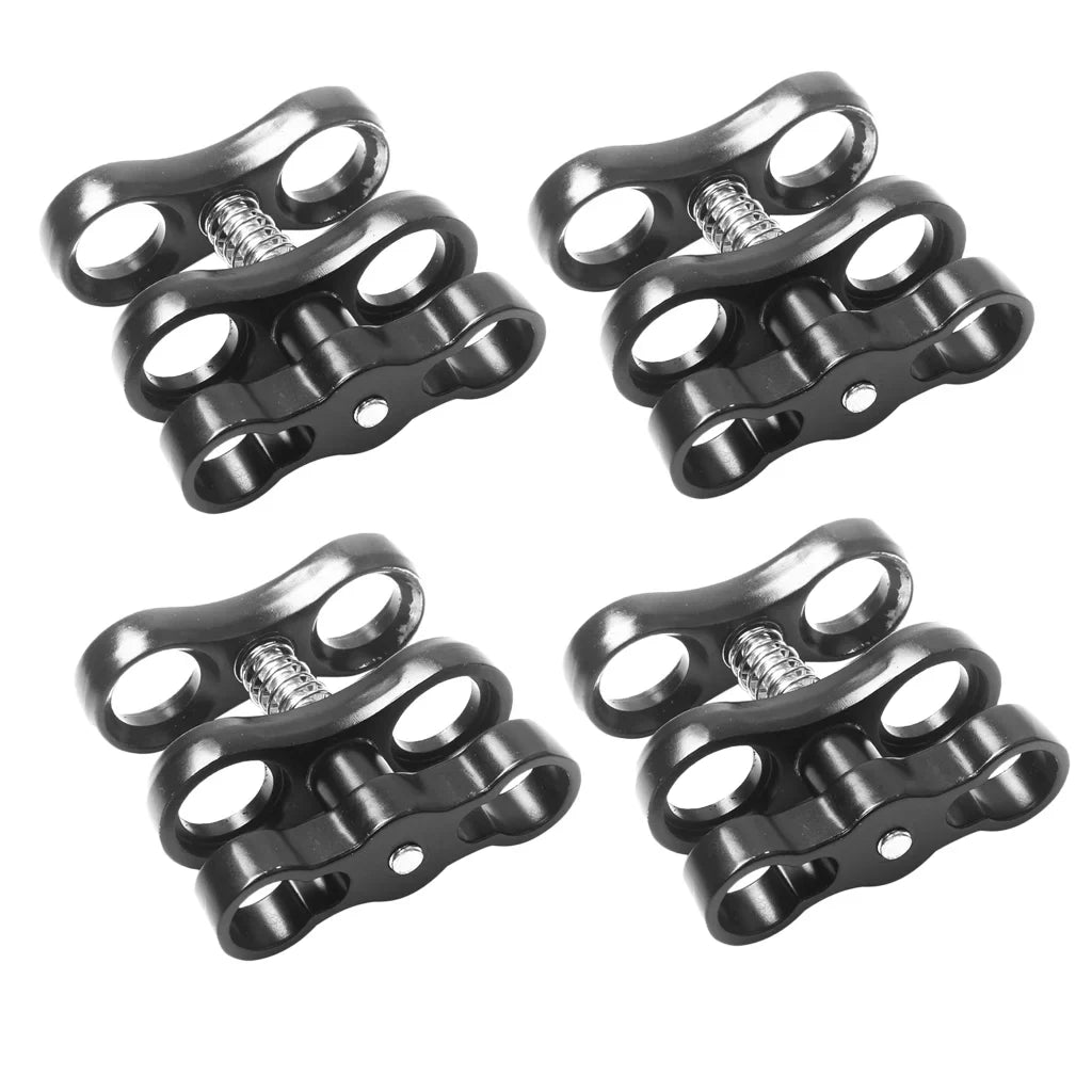 Lights Butterfly Pack Arm Set Scuba Dive Diving Clamps Camera Clips 4 Flashlight