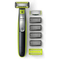 Cordless Rechargeable Electric Battery, Trimmer, Green Body Face - and