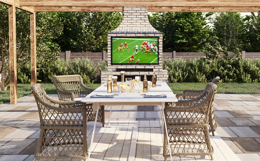Epic 2 Coverage Series Furrion Outdoor Sun by TV Additional 4K Weatherproof Year Partial 65" Protect with an (2021) UHD FDUP65CBS