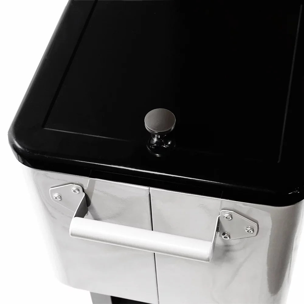 Outdoor Bar Chest Home for 80 Grey Patio Quart Ice Cooler Qt Aesthetics Rolling Beverage