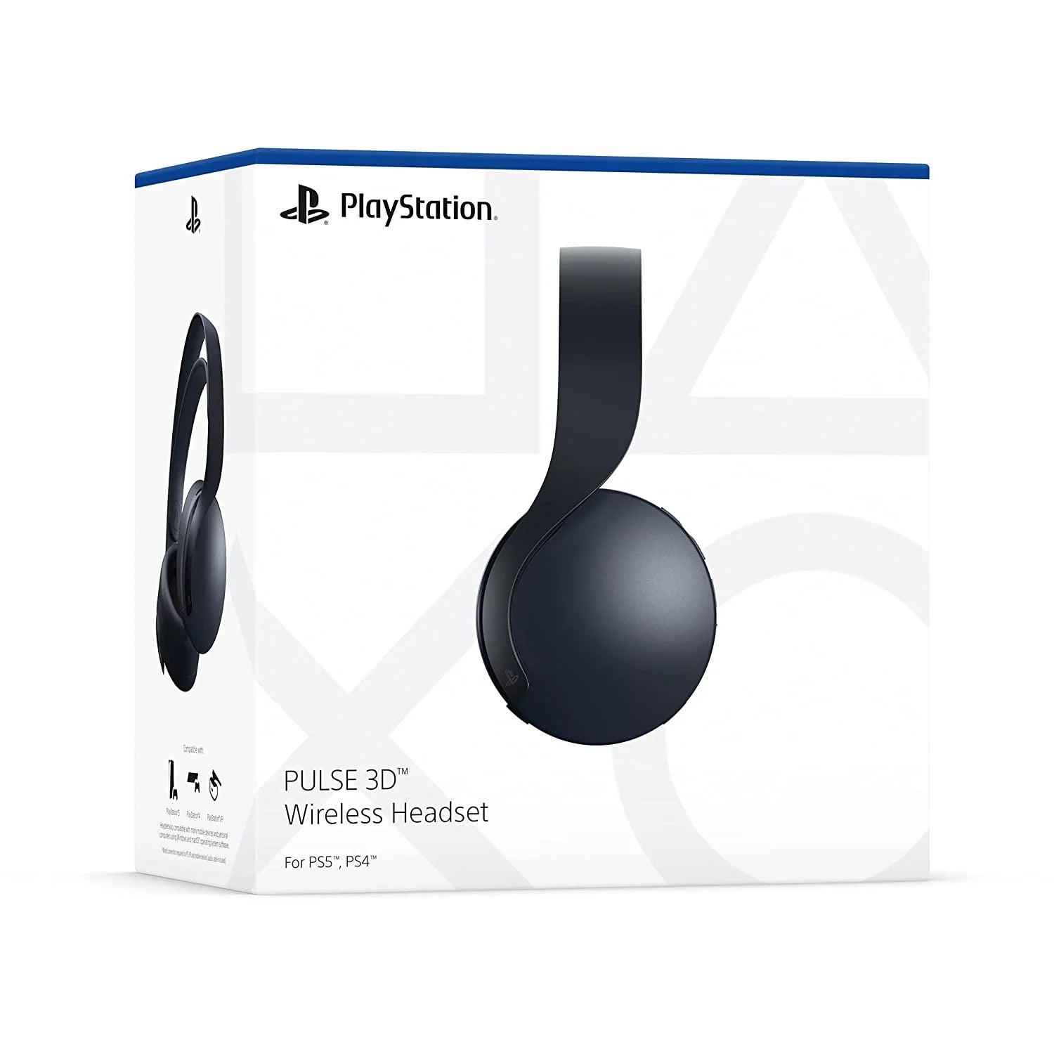 Pulse Playstation and Disc 5 Console Black Version Sony Bundle PS5 Headset 3D