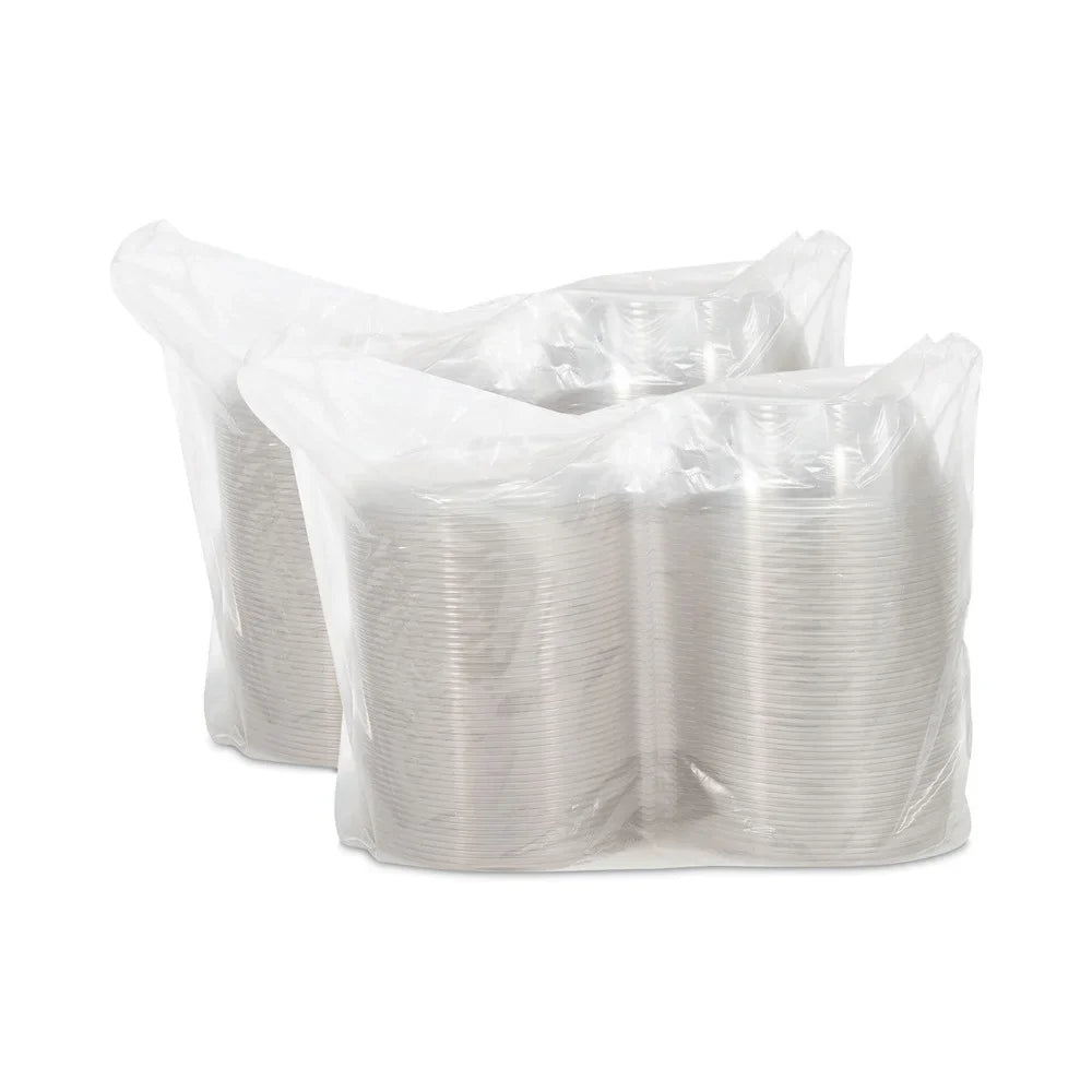 8.9 Tamper-Evident Bowls Lid, 100/Carton 48 Dart x Tamper-Resistant, oz, Clear, Dome Diameter 3.4h, with Plastic,