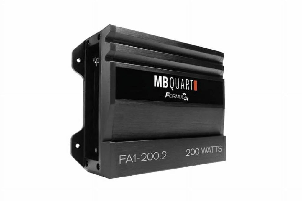 FORMULA Amplifier 200 Watt Amplifier Car Audio MB 2 Bundle Channel Quart FA1-200.2