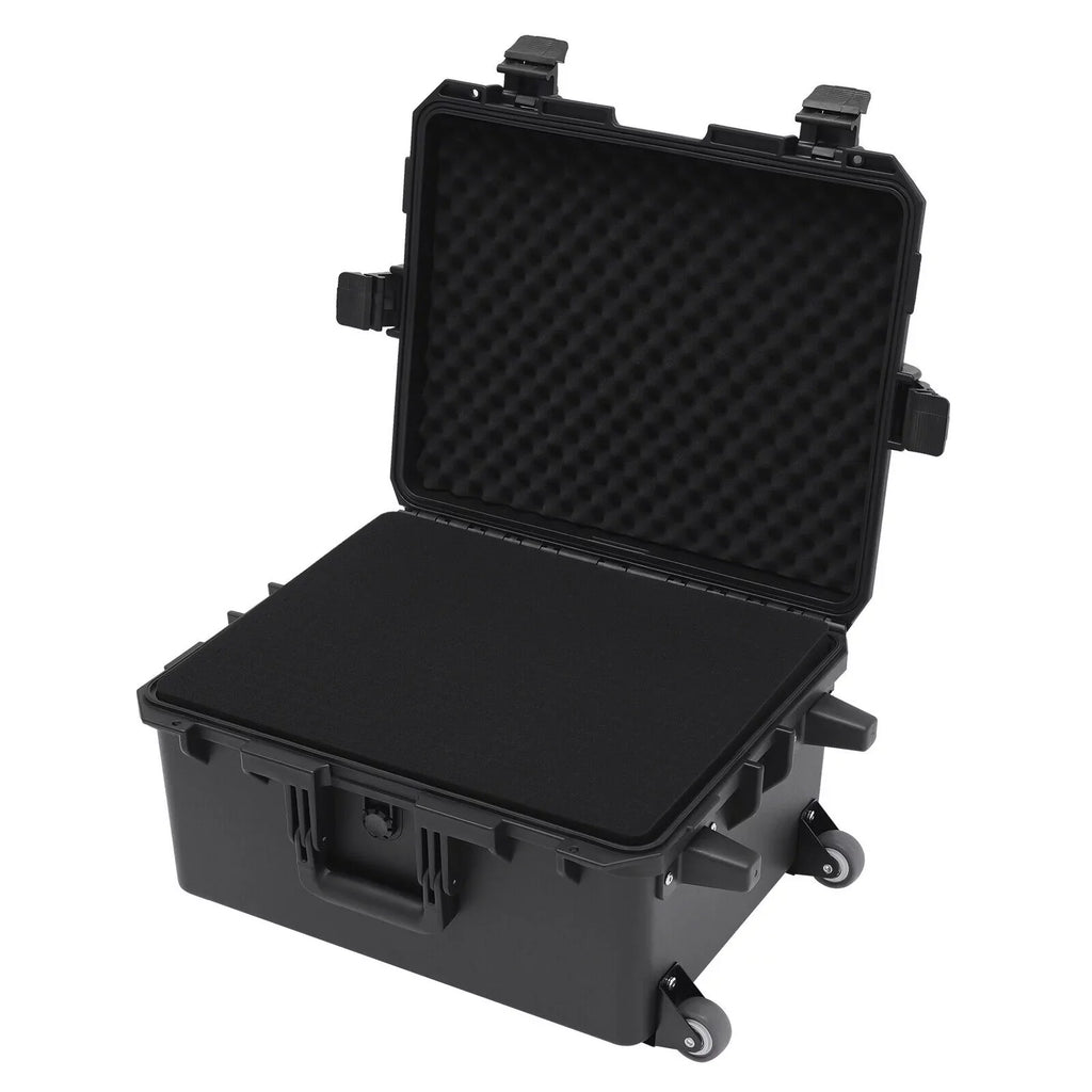 Miumaeov with Case Portable Case x and with 16.7" Shock Hard Foam Large 5 Protective Camera Water Resistant Box and x 21.25" 12" Tools Black Wheels Laptop Handle Hard Equipment Layers