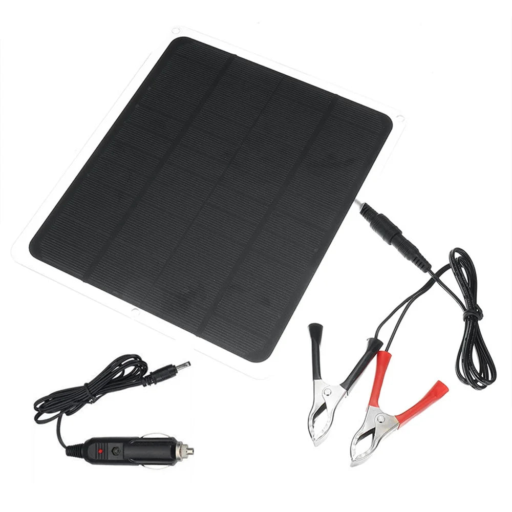 Silicon Panel Portable Monocrystalline Solar Htovila USB 20W Camping, Hiking, for and Recharging