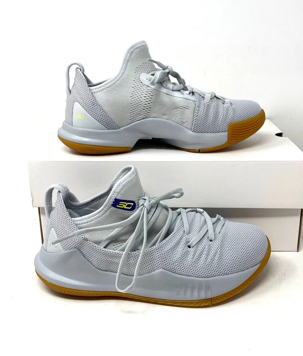 Armour Gray UA 3020742-105 5 Under Elemental Boys Sneakers Mesh Curry Tokyo PS