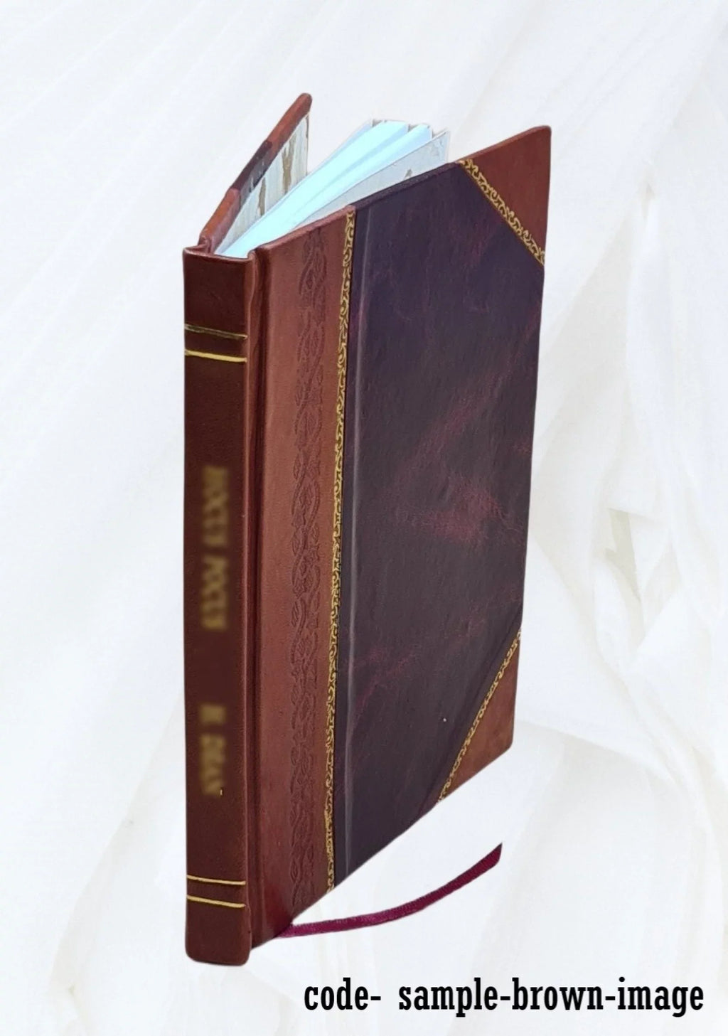 the Aga-Oglu. bookbindings fifteenth by Bound] Persian century Mehmet [Leather of 1935 /