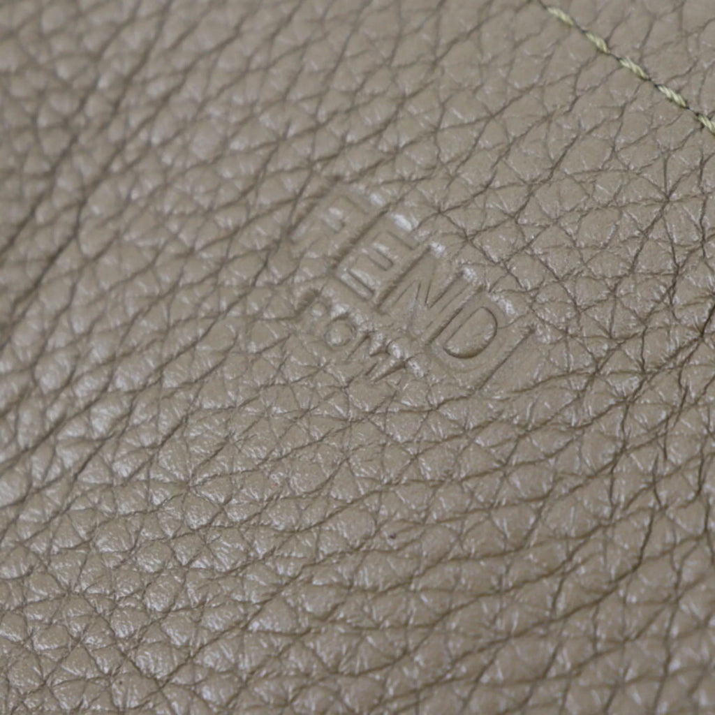 7VA426 Coffee Series Bag Pattern Leather (Like FENDI New) Pre-Owned Brown Tote Cup Fendi Shoulder