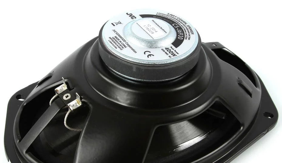 SirusXM 6x9" CD JVC Ready USB, Amazon - w/ AUX, Pairs + Speakers Receiver Alexa, Of Two Bluetooth, Front KD-TD91BTS JVC