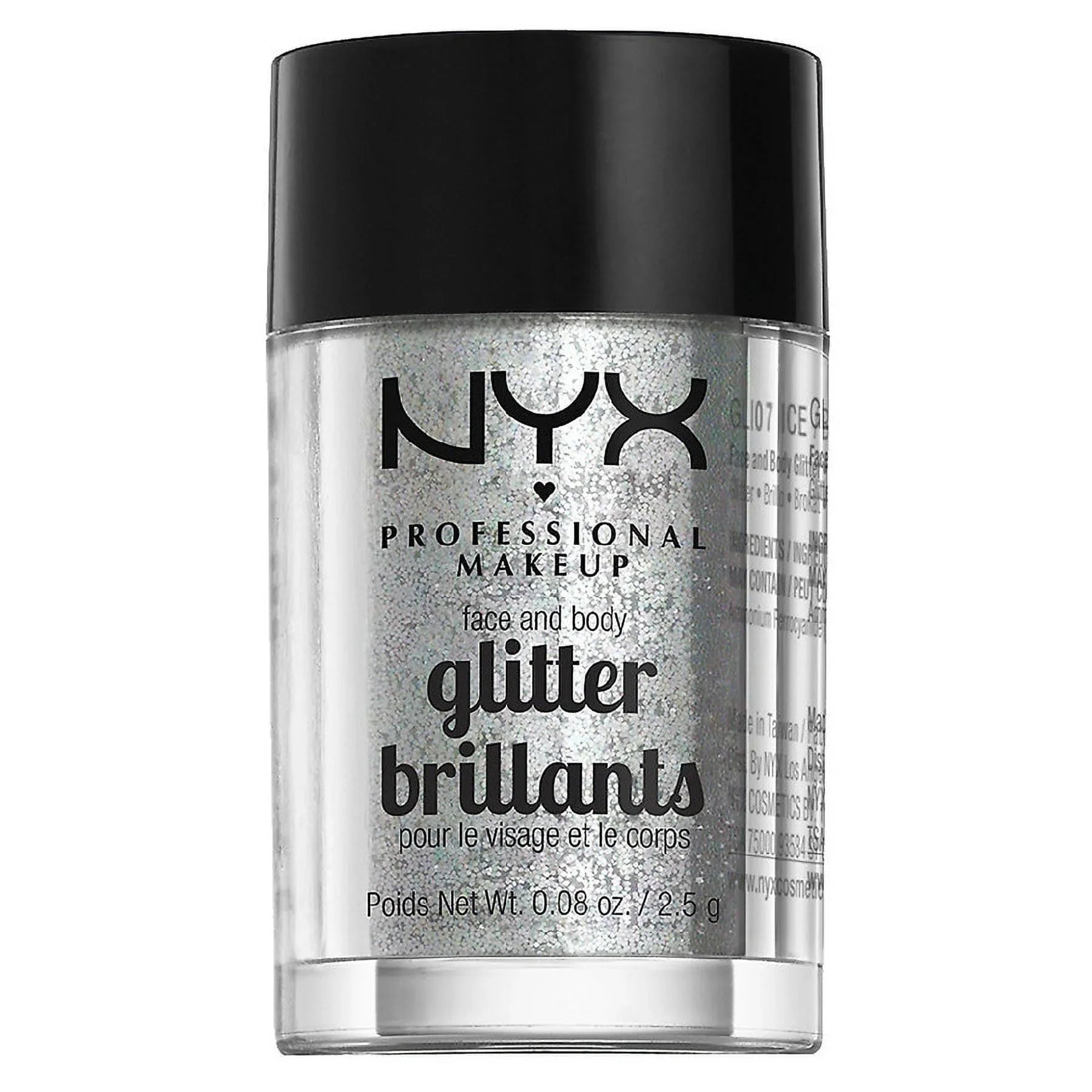 Pack Glitter, Ice & NYX oz 2 Face 0.08 Makeup Professional Body of