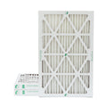 2" Pleated x Actual 16x25x2 Filters Size: 24-1/2 3 15-1/2 by of Inch 1-3/4 Air 13 Pack x Glasfloss. MERV