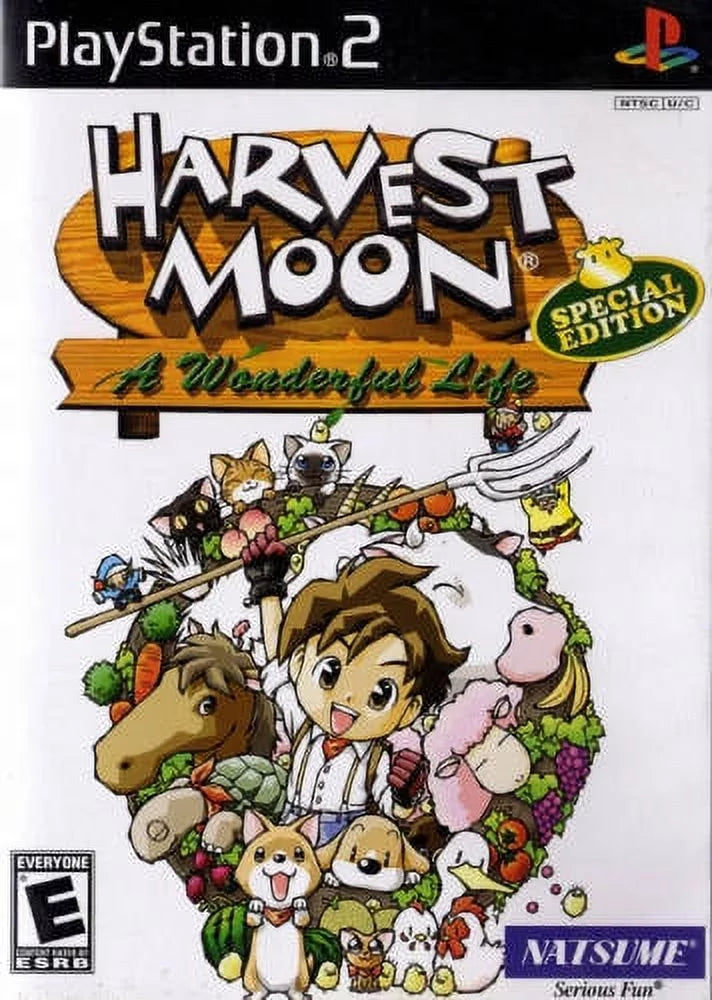 Harvest (Brand Sealed A Version Factory Wonderful New Life Moon: PS2 US