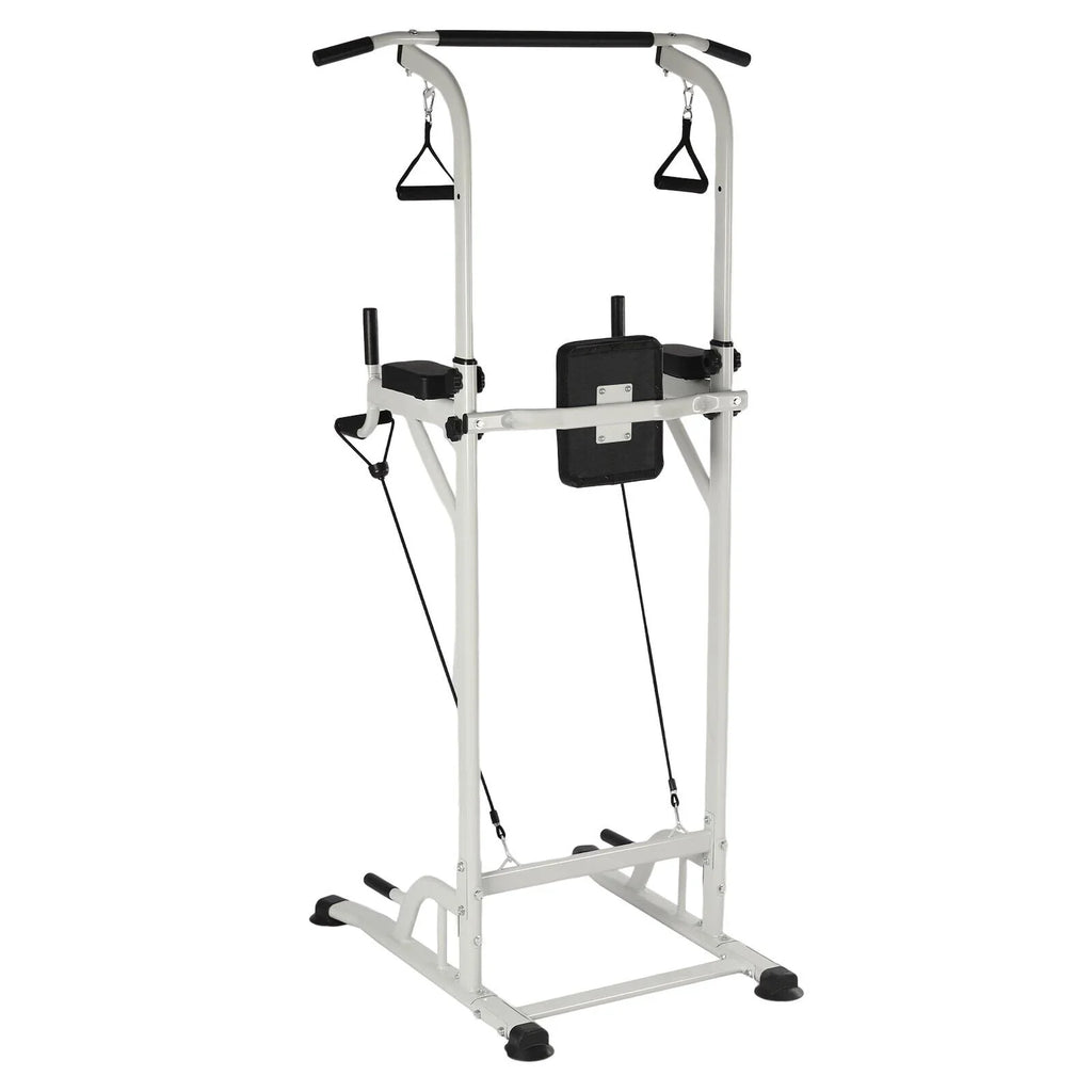 Black Power Pull Gym Chin Home Push Up Tower Adjustable Power Bar Tower Station Gym Home Dip Height