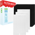 Bros HEPA 3000, Series and HRF-R3 Compatible A Replacement 200, Filter Purifier 6 R 100, Pre-Filters Machines HRF-A300 Kit Honeywell HPA includes Filter With for 300, 090, Air Charcoal 5000 and 3