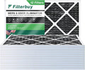 Activated 12x20x1 Odor with (12-Pack) Filters Air Eliminator Carbon HVAC Furnace Filterbuy Pleated MERV 8 AC