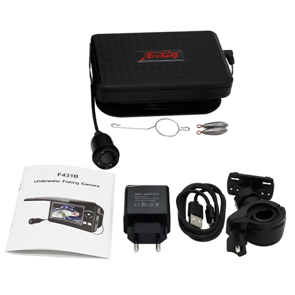Sea Fishing with Portable 720P for Boat Waterproof Camera Fish Display Ideal Finder LCD Fishing Underwater