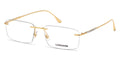 Square LG5001-H Gold Rimless Deep Shiny Eyeglasses Longines