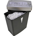 for Pass - Black, - gal 5 Shred Silver Capacity Credit - - Per 4 MC500 x shredding - Card Size - Royal Paper Wastebin Paper, Cut 0.394" 0.157" Micro Shredder