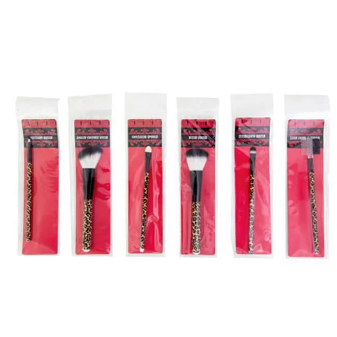 Cheetah Brush Makeup Color 6 with Regent Insert, G14813 Assorted Handle in Products Styles Print