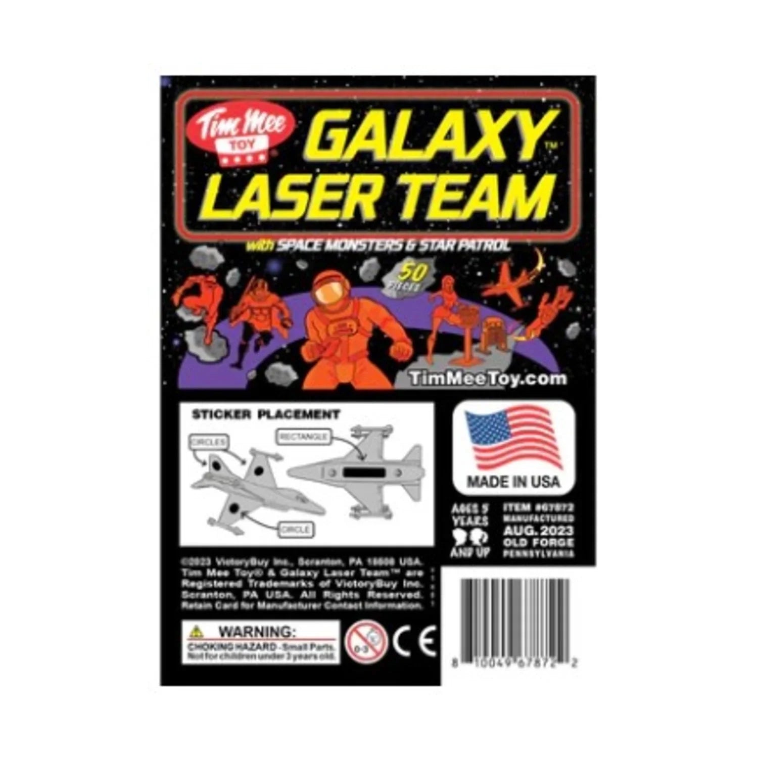 Set Purple Orange SPACE Galaxy vs Team USA TimMee Laser - - Figures 50pc Made in