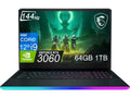 17.3" i9-12900H, Home, Bezel Raider Laptop, Webcam, RGB Win GE76 GeForce 12th Titanium RAM, 4, MSI DDR5 144Hz Gen (Intel Blue 64GB 3060) 14-Core Gaming 1TB FHD Thin Thunderbolt RTX SSD, 11 Backlit,