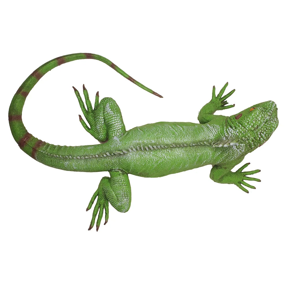Large Life Iguana Giant Reptile XL Lizard Prop Foam Filled Size Movie Bearded Dragon Green Rubber