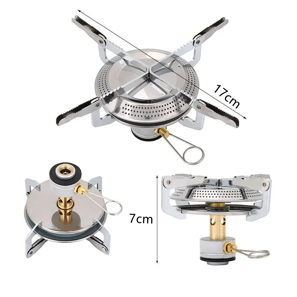 Stove Accessories Hiking Mini Cooking Foldable Camping Propane Burner Picnic Gas