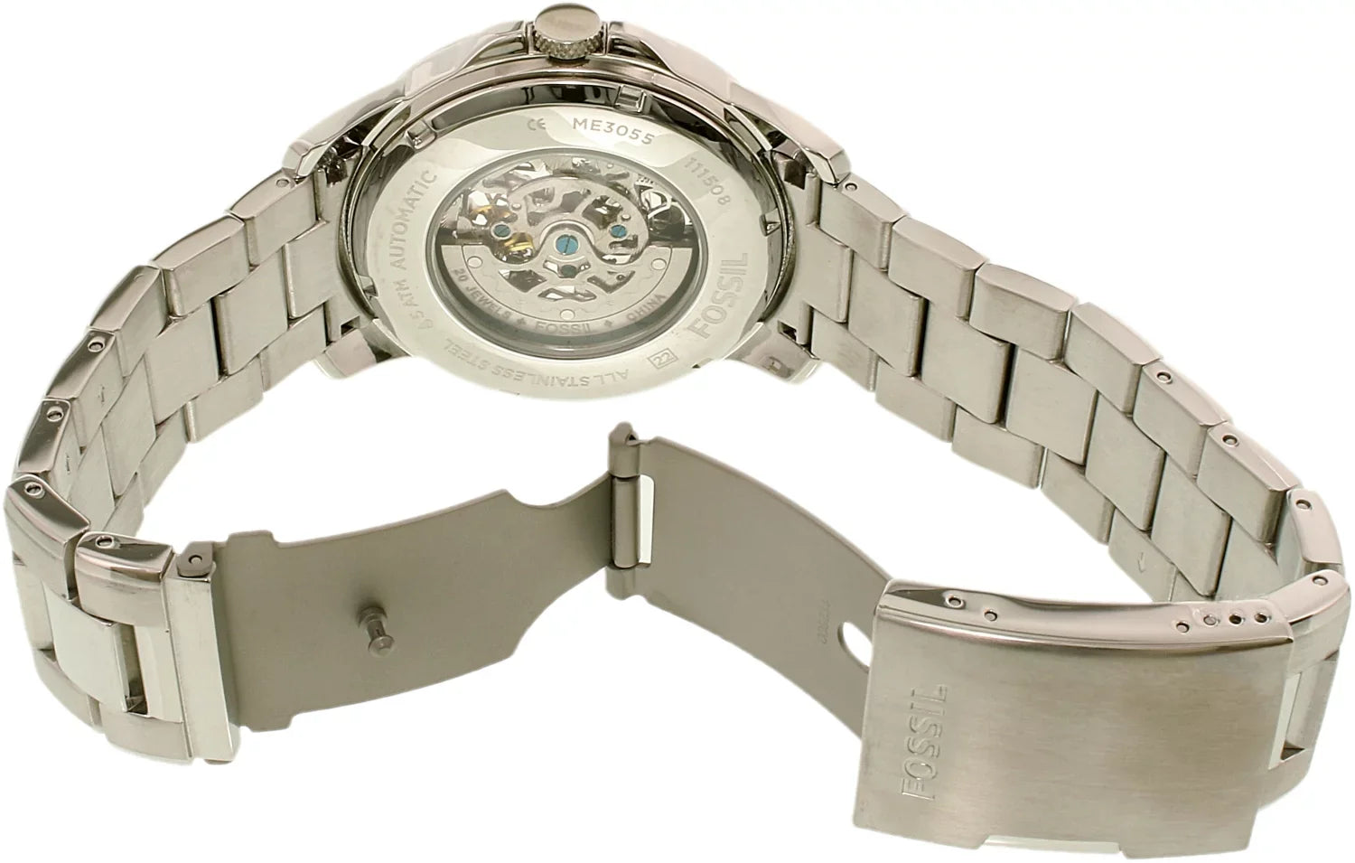 Crystal Fossil Men's ME3055 Watch Automatic Mineral Grant