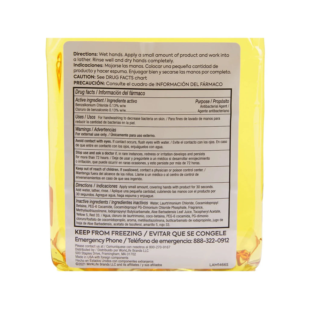 COASTWIDE mL Foam Antibacterial CWJSR-CIT Soap J-Series Citrus 1200 2/Carton Hand