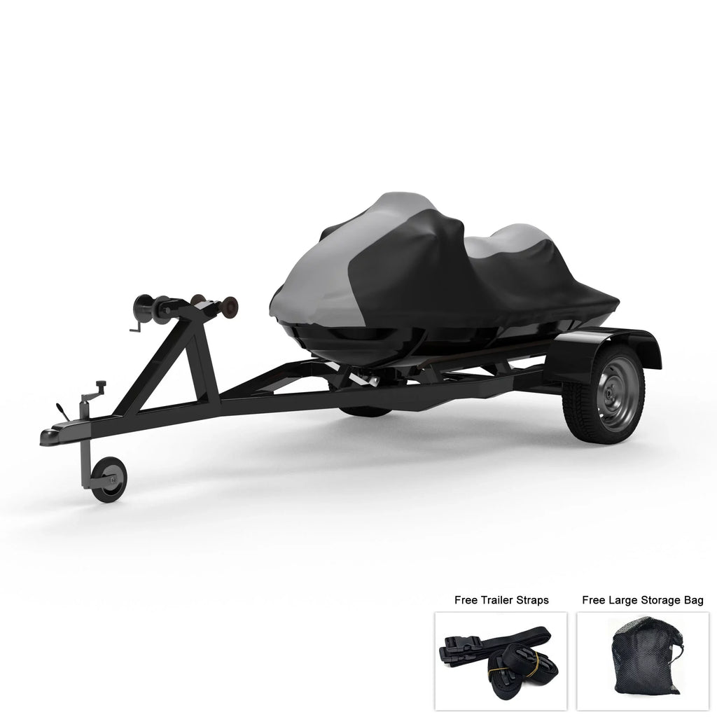 Includes Weather Trailerable Black DOO For Sun, Rays, SEA Ski Protects Color More! Jet Weatherproof Rain, 1997-2000 from And All - Trailer Straps And - - / - GRAY UV Storage Bag GTi Cover