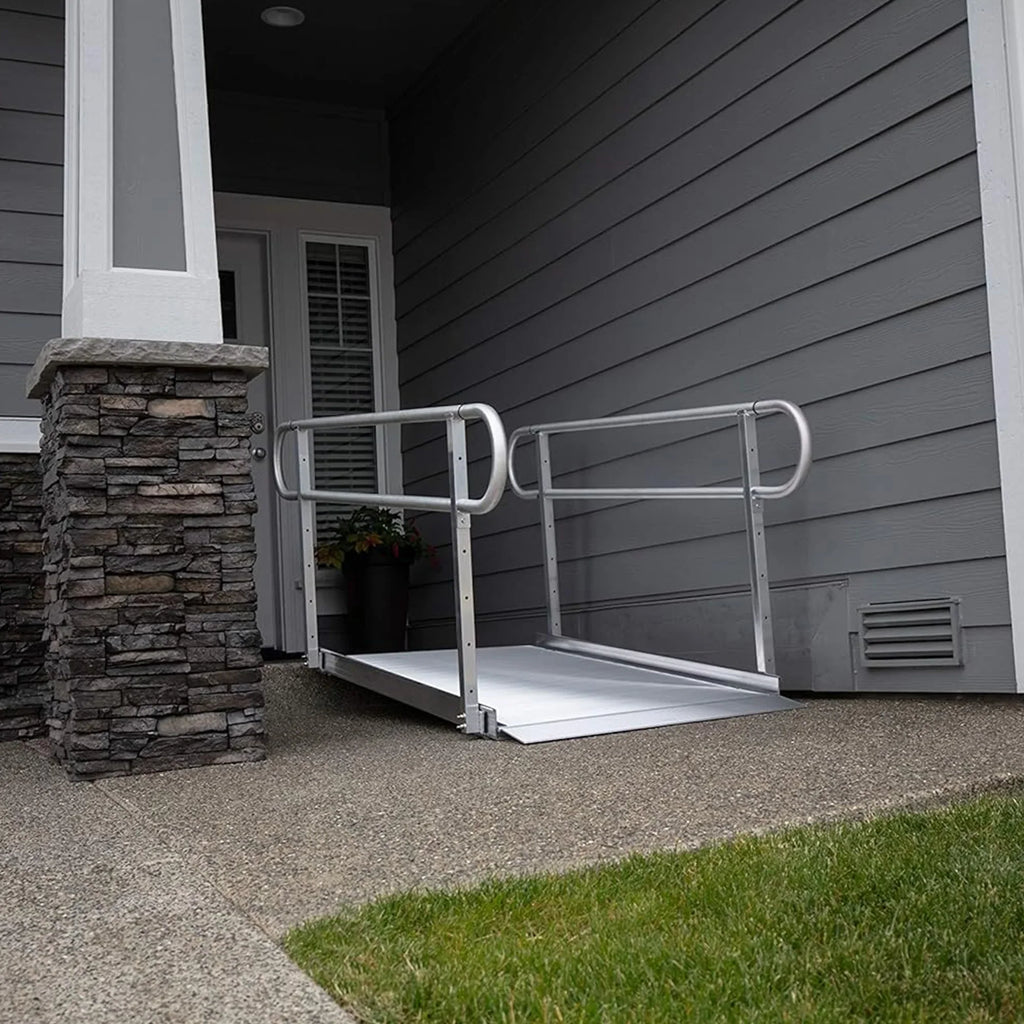Line Ramp 5 3G Handrails EZ-ACCESS Foot w/2 Portable Wheelchair GATEWAY