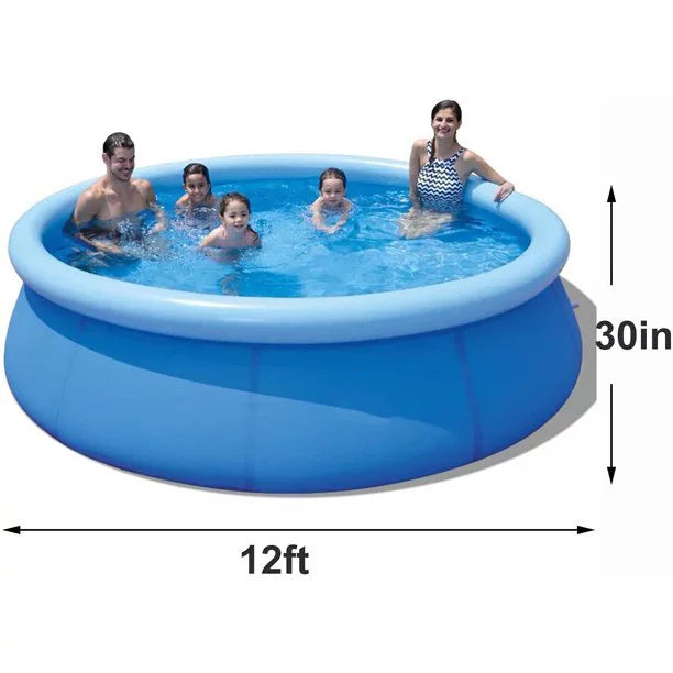 30in Pump X Above Included Inflatable Swimming Pool 12ft Ground