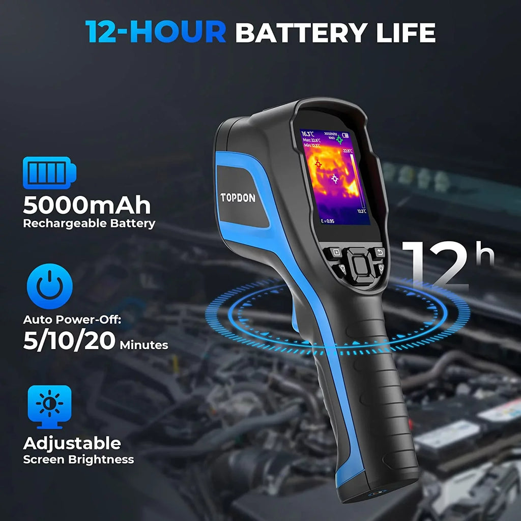 192 256 Resolution Camera Infrared TC004 Camera, Thermal 12-Hour IR Camera Imaging x Life High Battery Thermal Handheld TOPDON