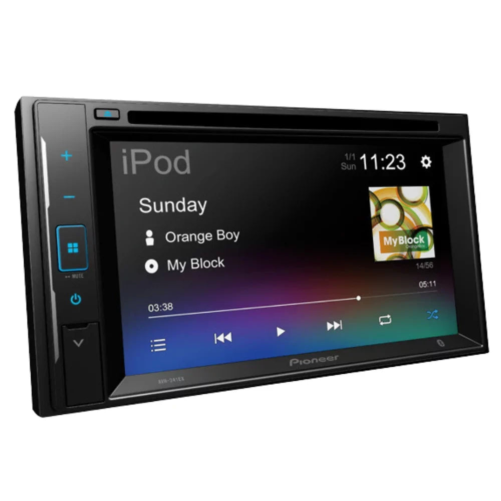 Car for KIT4803 Digital Media Bluetooth/Backup Kit/in-Dash 6.2" Pioneer with Bundle AM/FM Double Receiver Uplander Chevy Stereo 2005-2008 DVD/CD DIN W/ WVGA Camera/Installation Touchscreen
