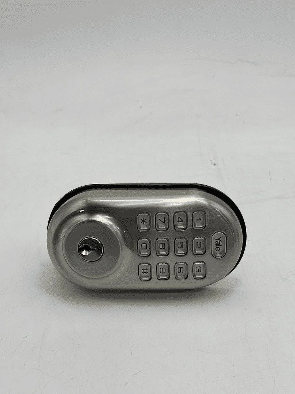 Door Satin Box - YRD216-NR-619 Lock Lock Open Yale Nickel Keypad Assure Security -
