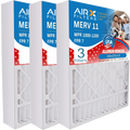 Filter WICKED MERV Air MPR CLEAN Pack16x25x3 3 Lennox 16x25x3 Comparable 1000, Filter 7 MPR 11 AIRX 1200 by FPR AIR. & Air Compatible X0581 to with FILTERS