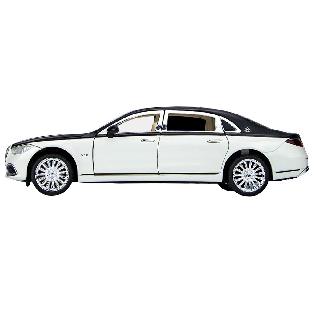 Sound Car Metal Maybach For Collection Benz 1/24 Alloy Gift S680 Model Light &