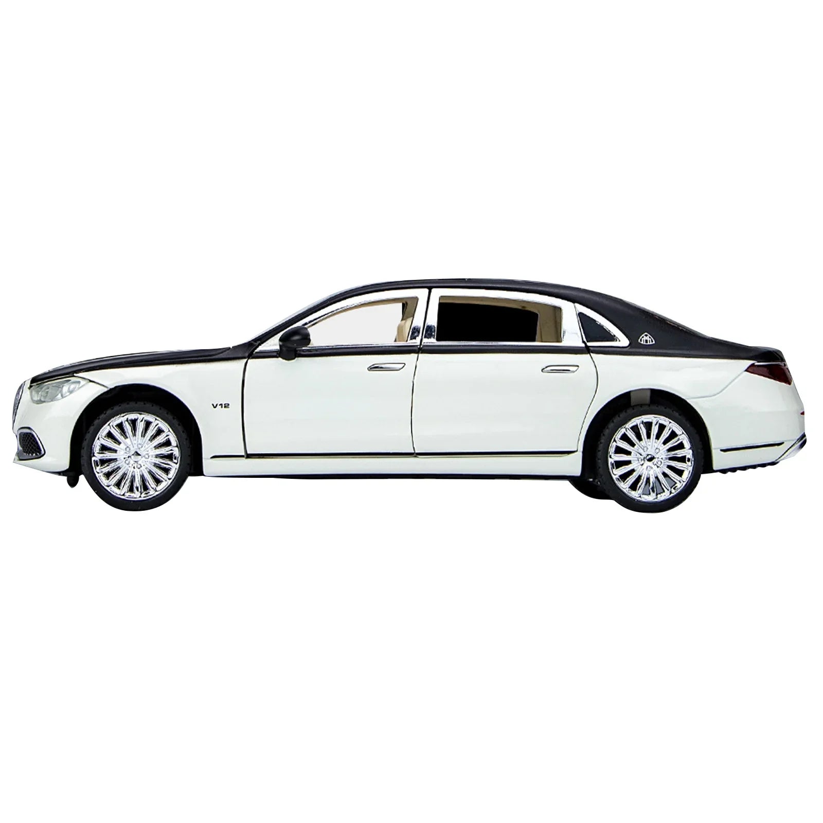 Sound Car Metal Maybach For Collection Benz 1/24 Alloy Gift S680 Model Light &
