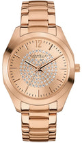 Gold Case and Stainless Bracelet Women's Rose Watch Caravelle 44L160 - Steel