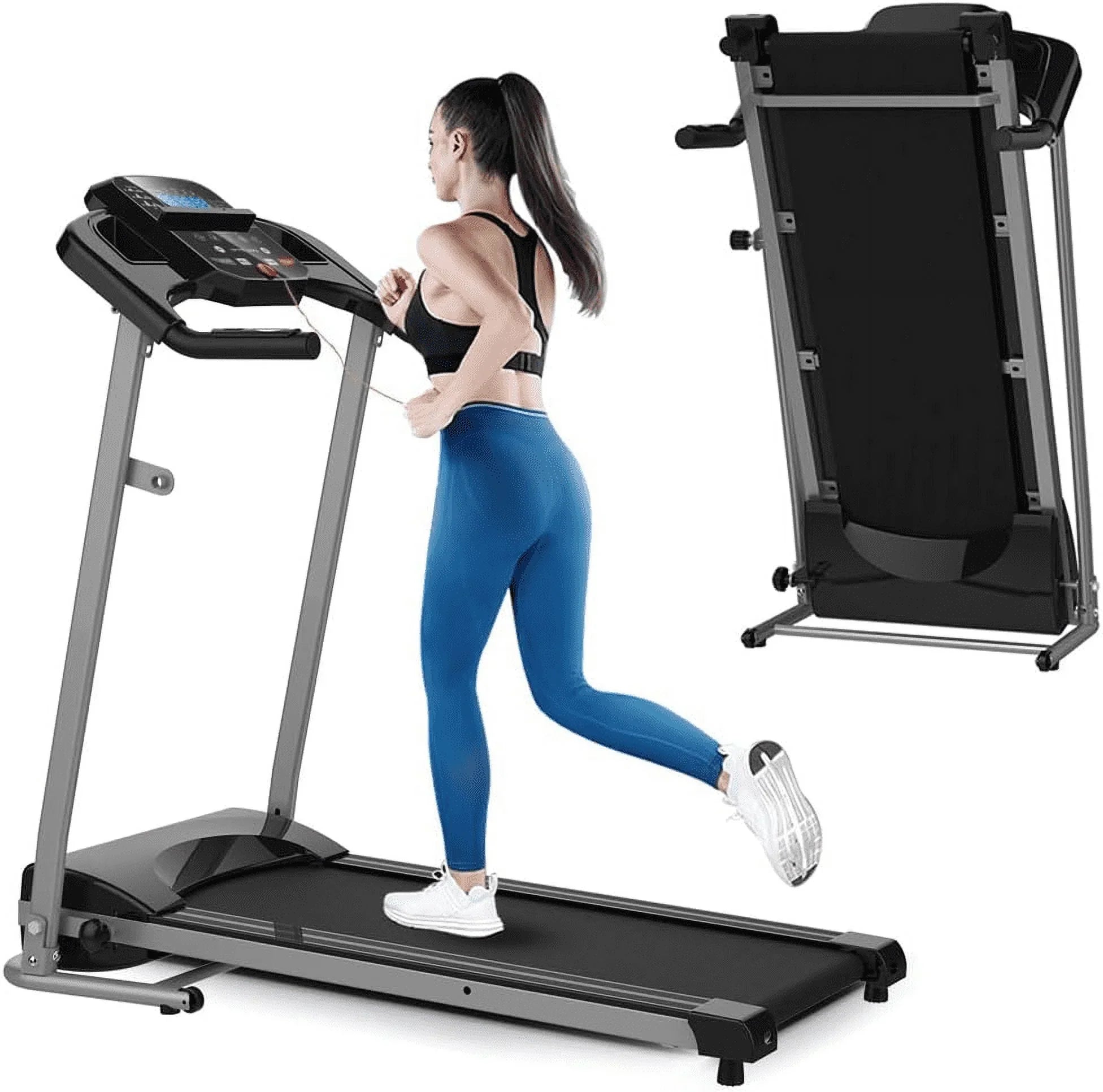 and jx or LED Home Treadmill 15 Apartment, je Capacity LB for Home/Gym/Small Foldable Preset Adjustable Cup Holder Lock, with Safety Yone Treadmill, 250 and with Monitor Programs,