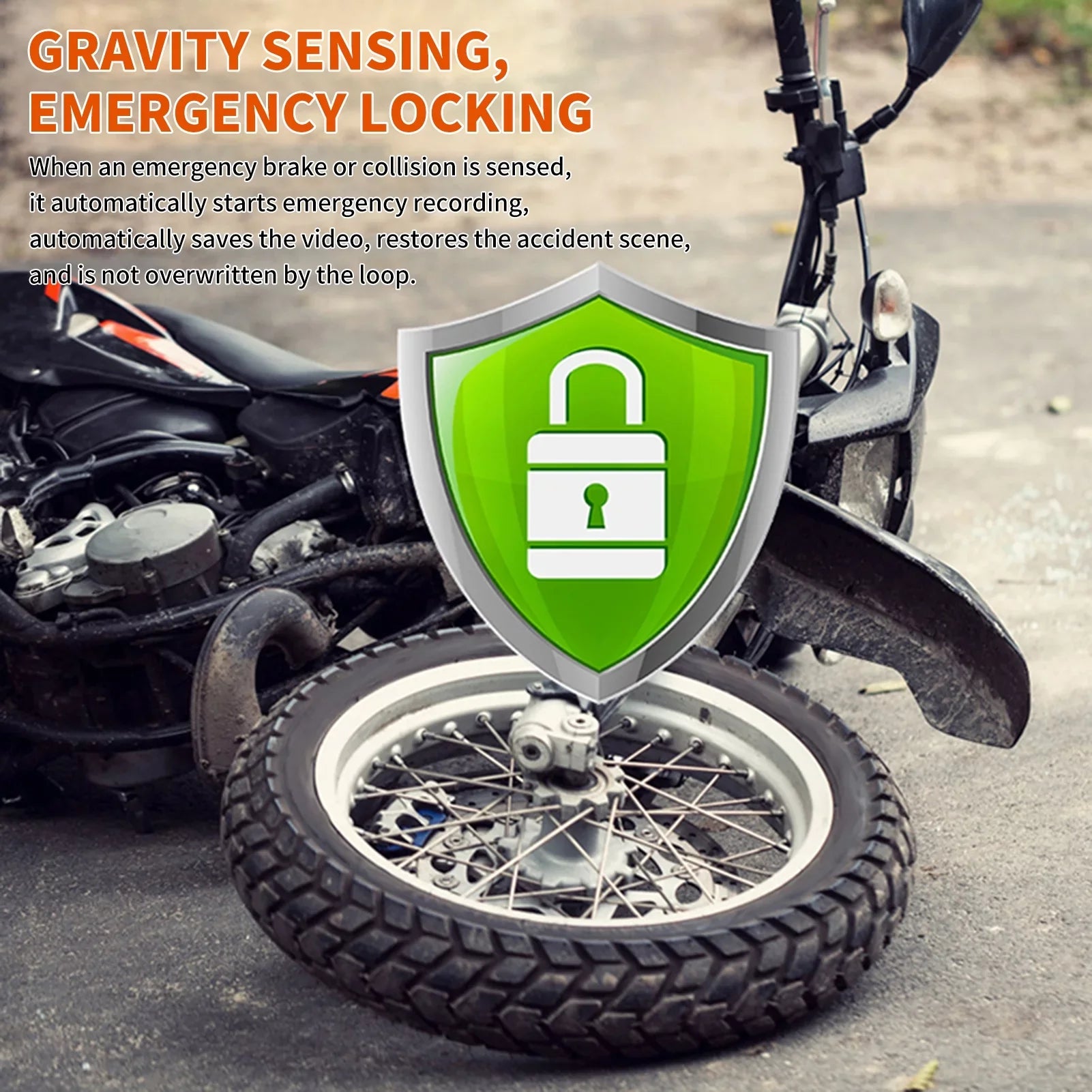 Motorcycle Night Motorbike Full Monitoring, Camera With 32G card Angle,Parking Dual Timed Recording Waterproof After storage ,120° Body Cam,WiFi Vision Wide Aibecy 1080p Flameout Dash