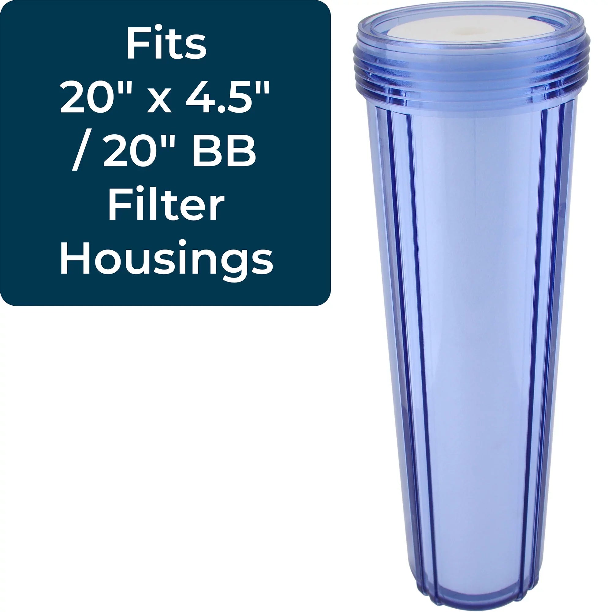 20 Dual (6 Micron Filter, Pack) SpiroPure Polypropylene 5 Gradient x 4.5"